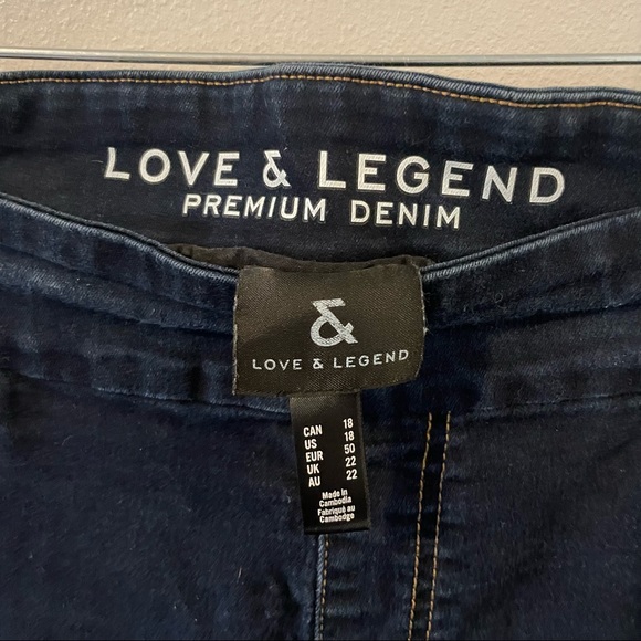 Addition Elle Love and Legend Jegging Jean Blue Size 18 - Picture 3 of 6